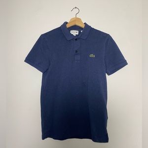 Navy Lacoste Polo Slim Fit (Barely Worn)